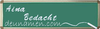 Aina Bedacht Visitenkarte